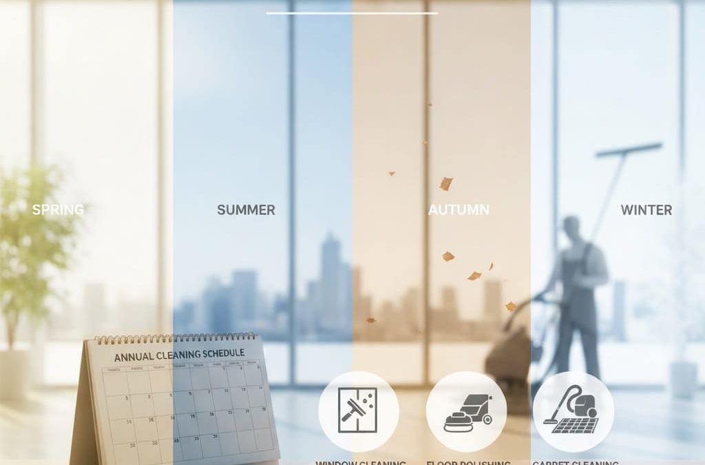 Planning de nettoyage professionnel : le calendrier annuel pour vos locaux