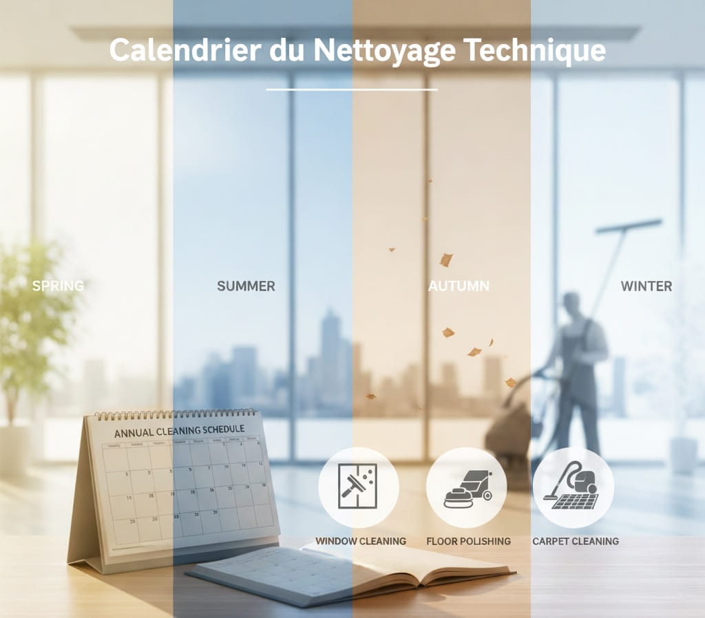 Planning de nettoyage technique le calendrier annuel pour vos locaux